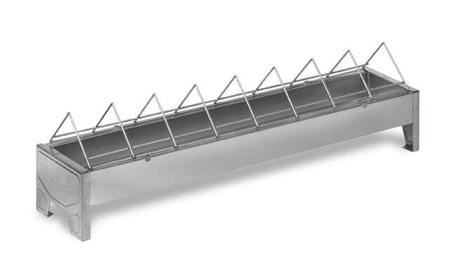 COMEDERO AVES METALICO 50 CM. REJILLA ANCHA