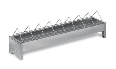 COMEDERO AVES METALICO 50 CM. REJILLA ANCHA