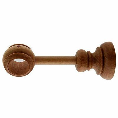Soporte Madera Extensible 28x205 mm. Nogal Soporte Madera Extensible 28x205 mm. Nogal