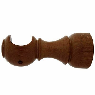 Soporte Madera Liso Abierto 20x 88 mm. Nogal Soporte Madera Liso Abierto 20x 88 mm. Nogal