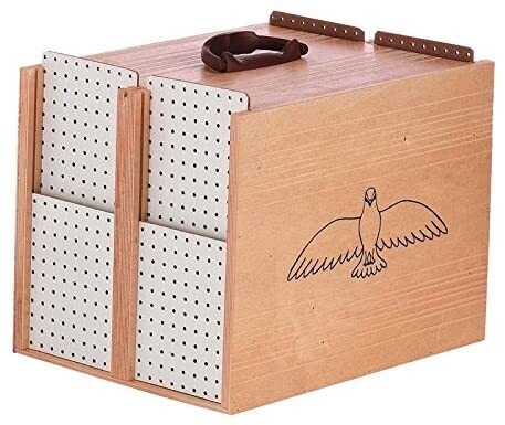 TRANSPORTIN PALOMOS OCHO CLASICO EN MADE
MEDIDAS 30*31*40