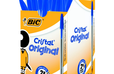 BiC Cristal Original Bolígrafo de punta de bola tinta 3 BOLIGRAFOS AZUL