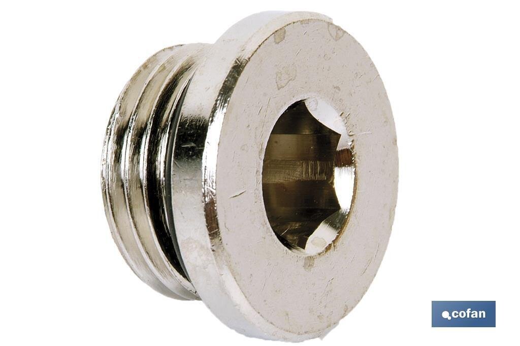 TAPON ALLEN ROSCA MACHO CON TORICA R-3/8 TAPON ALLEN ROSCA MACHO CON TORICA R-3/8