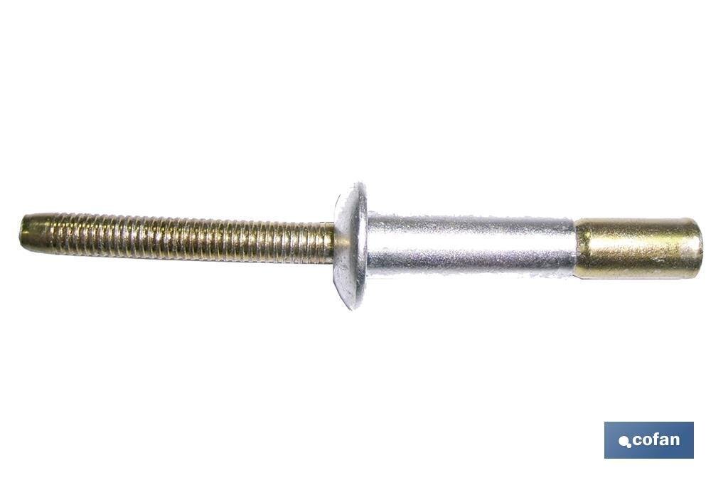 REMACHES ACERO ESTRUCTURAL 4,8 X 14 MM