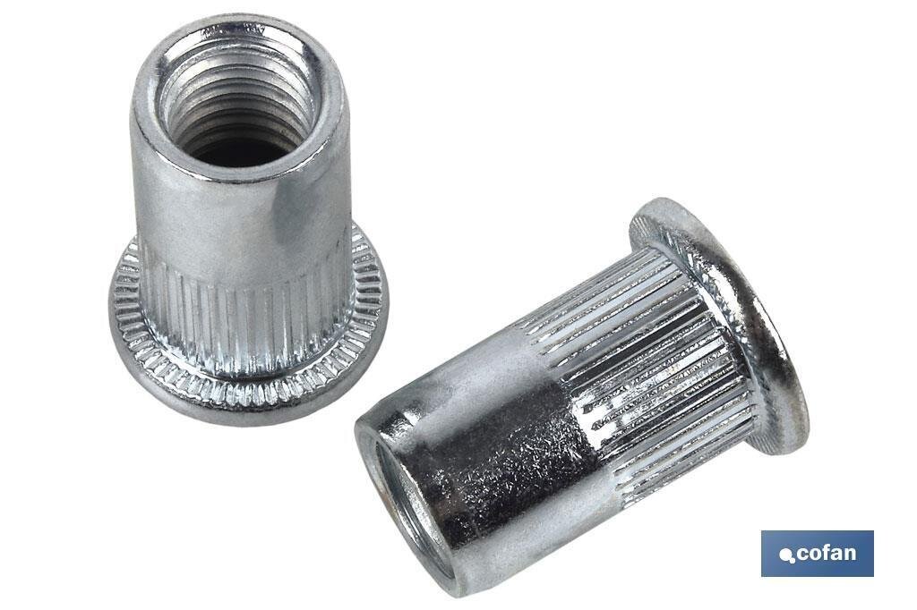 TUERCA REM. RANURADA ANCHA M-6