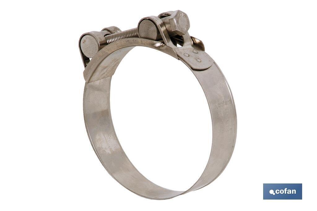 ABRAZADERA SUPER INOX 304 M 80-85