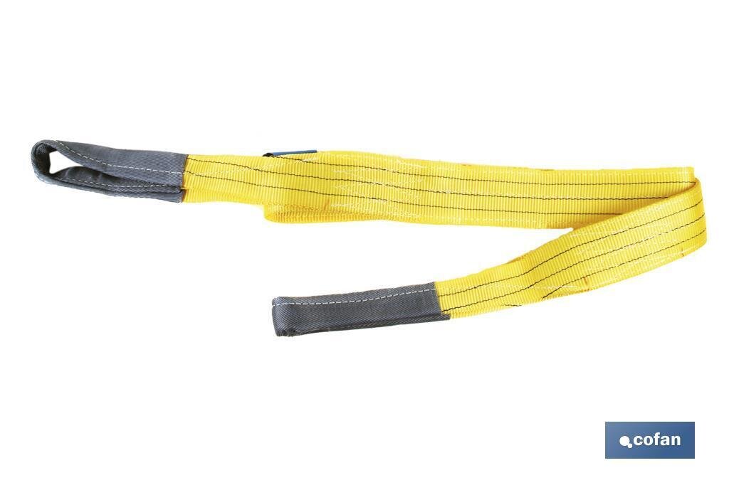 ESLINGA PLANA POLIESTER 6000KG X 6 MTS ESLINGA PLANA POLIESTER 6000KG X 6 MTS