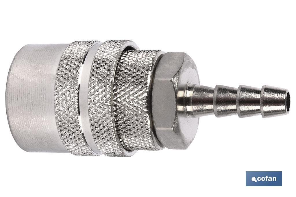 ENCHUPE RAPIDO ESPIGA TUBO 6 MM ENCHUPE RAPIDO ESPIGA TUBO 6 MM