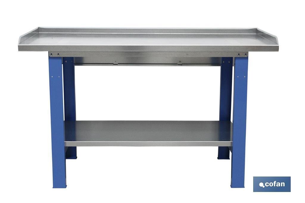 BANCO TRABAJO TABLERO DE ACERO 1,5 METROS BANCO TRABAJO TABLERO DE ACERO 1,5 METROS