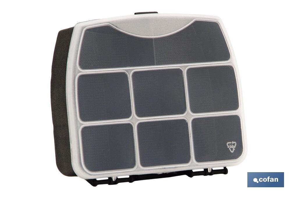 ESTUCHE DE 7 COMPARTIMENTOS 120X100X30 MM