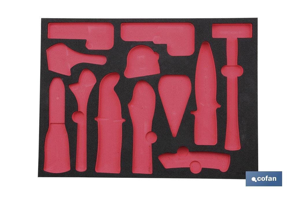 SEPARADOR ESPUMA CAJ�N COMPLETO VARIADO