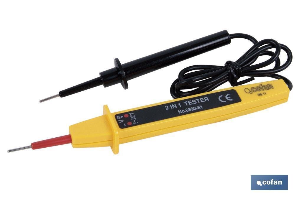 MEDIDOR DE TENSION 2 EN 1 DE 3-400 W MEDIDOR DE TENSION 2 EN 1 DE 3-400 W