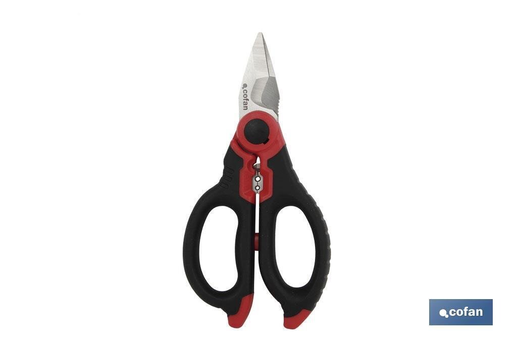 TIJERAS ELECTRICISTA PROFESIONAL 160MM (PELACABLES/CRIMPAR)