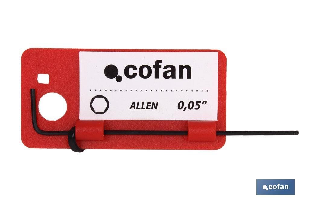 LLAVE ALLEN PULGADAS M- 1/8"