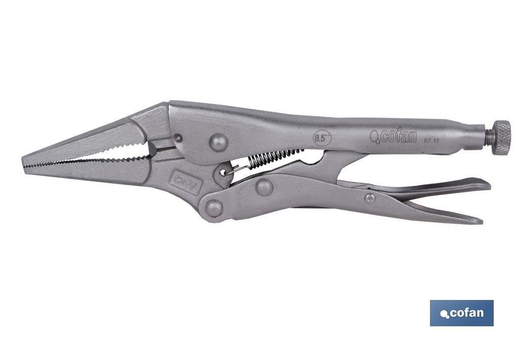 TENAZA GRIP BOCAS LARGAS 6.1/2"