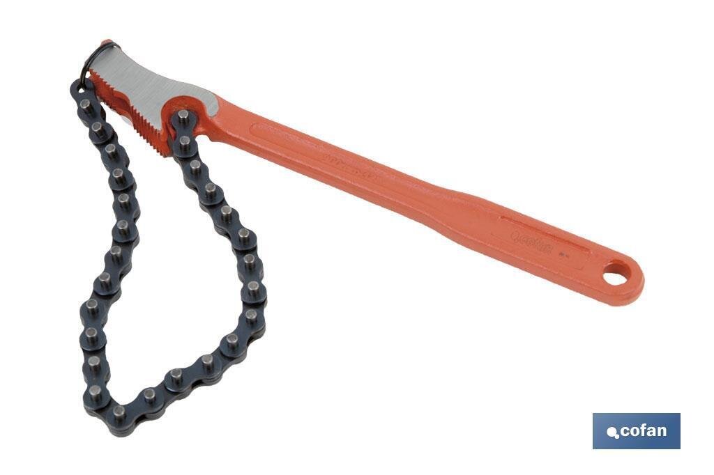 LLAVE DE CADENA REVERSIBLE 4" L-300
