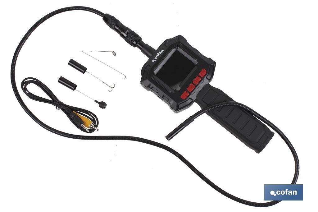 CAMARA 2,4" INSPECCI�N TFT-LCD COLOR PORTATIL 8mm