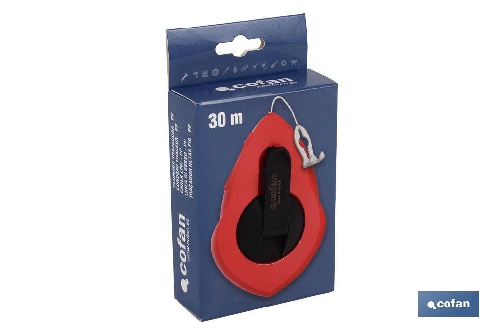 PLOMADA TRAZADORA POLIPROPILENO 30 Mts PLOMADA TRAZADORA POLIPROPILENO 30 Mts