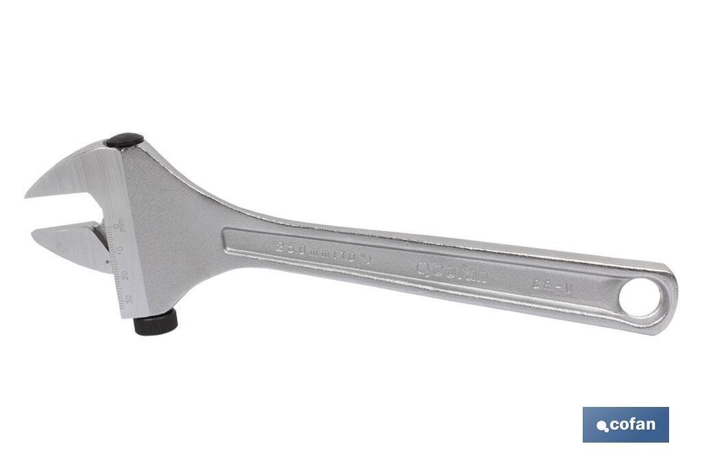 LLAVE AJUSTABLE MOLETA LATERAL 20 "