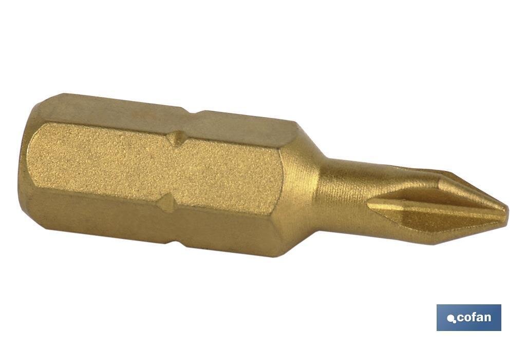 PUNTA TITANIO 1/4" 50MM, PH-2