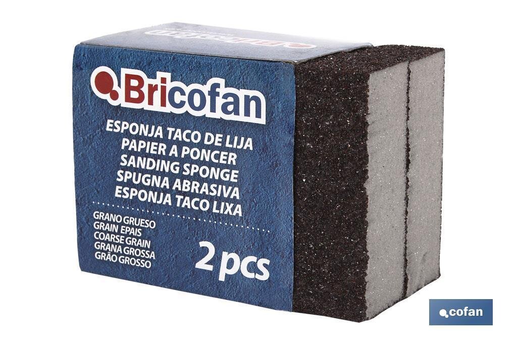 PACK 2 UNDS ESPONJA TACO DE LIJA GRANO GRUESO PACK 2 UNDS ESPONJA TACO DE LIJA GRANO GRUESO