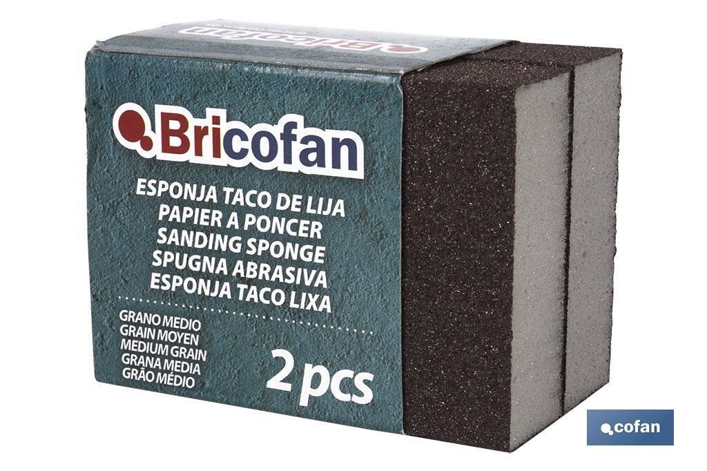 PACK 2 UNDS ESPONJA TACO DE LIJA GRANO MEDIO PACK 2 UNDS ESPONJA TACO DE LIJA GRANO MEDIO