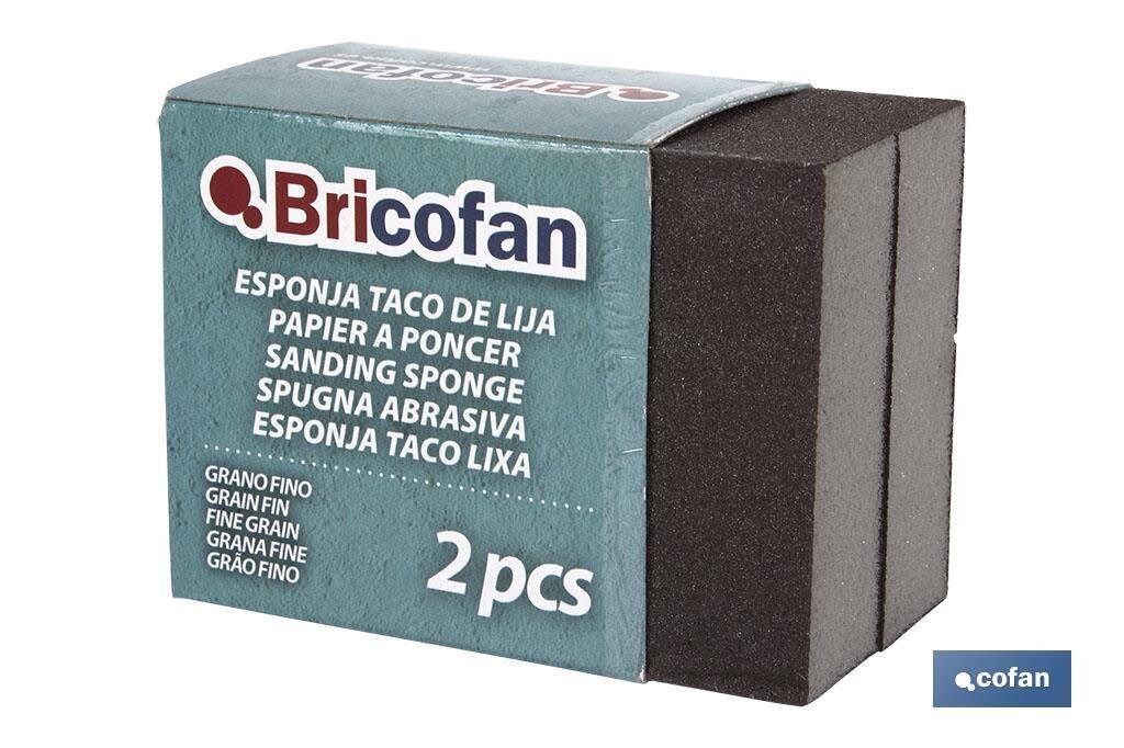 PACK 2 UNDS ESPONJA TACO DE LIJA GRANO FINO