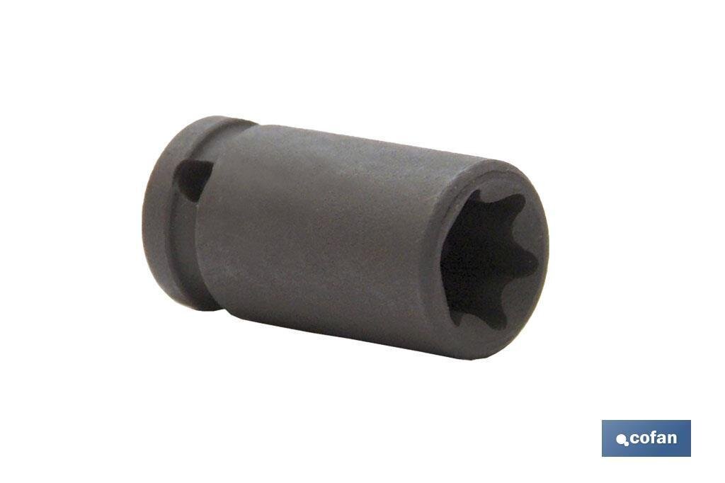 VASO IMPACTO 1/4" TORX E-5