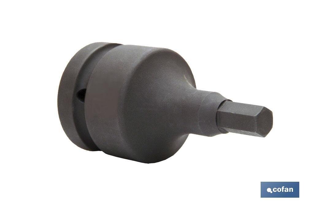 VASO IMPACTO 1" HEXAG. MACHO 12 MM