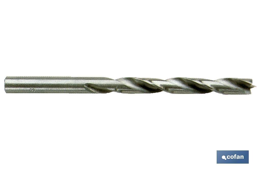 BROCA 3 PUNTAS MADERA PROFESIONAL 05X85 BROCA 3 PUNTAS MADERA PROFESIONAL 05X85