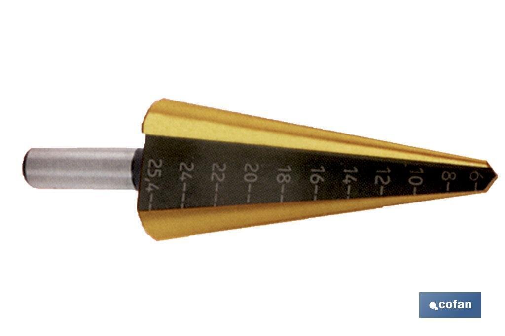 BROCA AVELLANAD. TITANIO-TALAD. 6 - 20