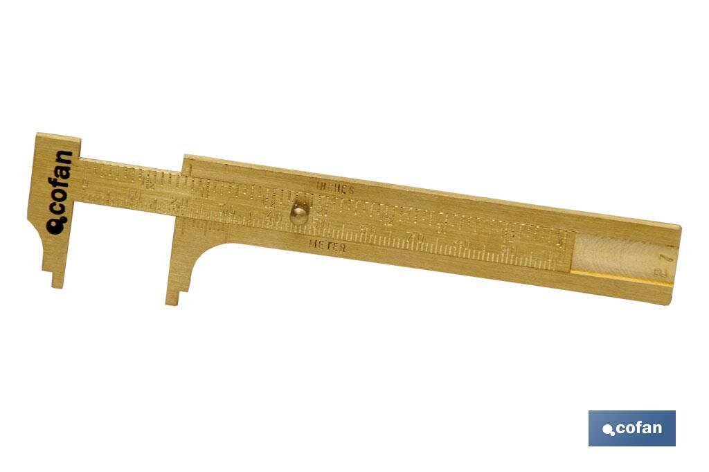 CALIBRE DE LAT�N 0-100 mm