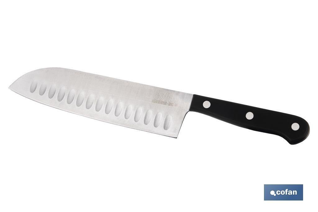 BL. CUCHILLO SANTOKU "MOD SAFFRON" 175MM