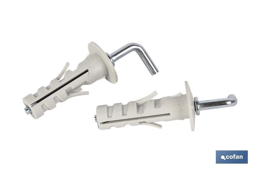 BL�STER DE 2 UDS. TACO DE NYLON CON ALCAYATA 5X45 VENTA UNITARIA