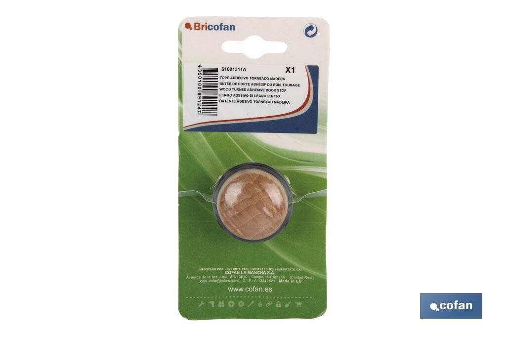 TOPE ADHESIVO TORNEADO DE NOGAL VENTA UNITARIA TOPE ADHESIVO TORNEADO DE NOGAL VENTA UNITARIA