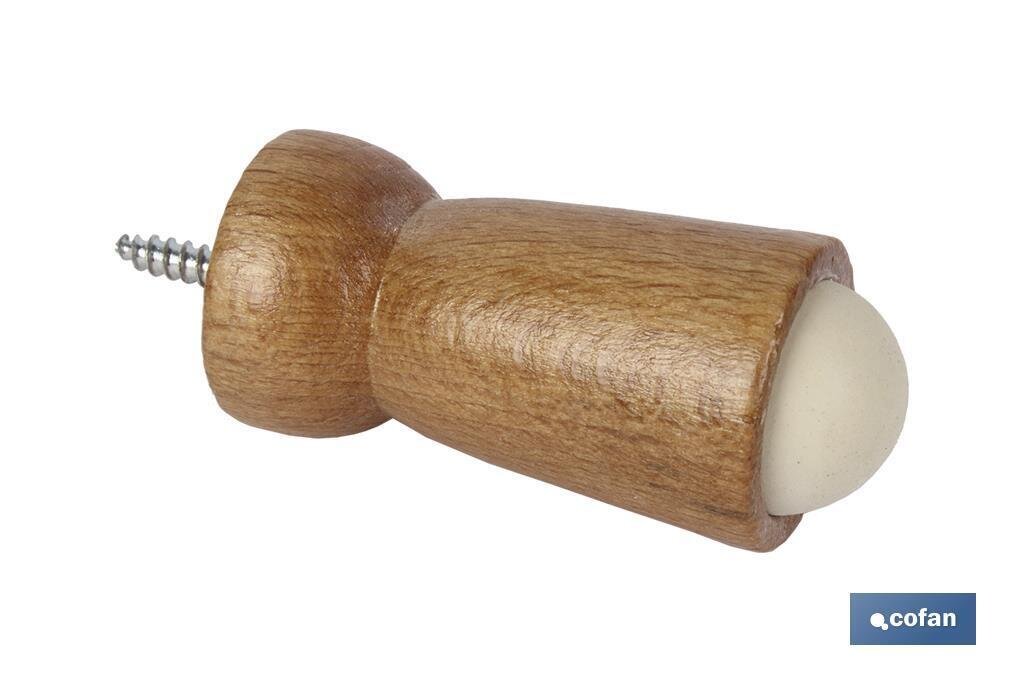 TOPE DE MADERA PARA PUERTA 60 MM VENTA UNITARIA TOPE DE MADERA PARA PUERTA 60 MM VENTA UNITARIA