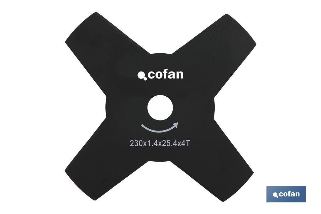 CUCHILLA DESBROZADORA 4D MATORRAL 230*25,4*1,4