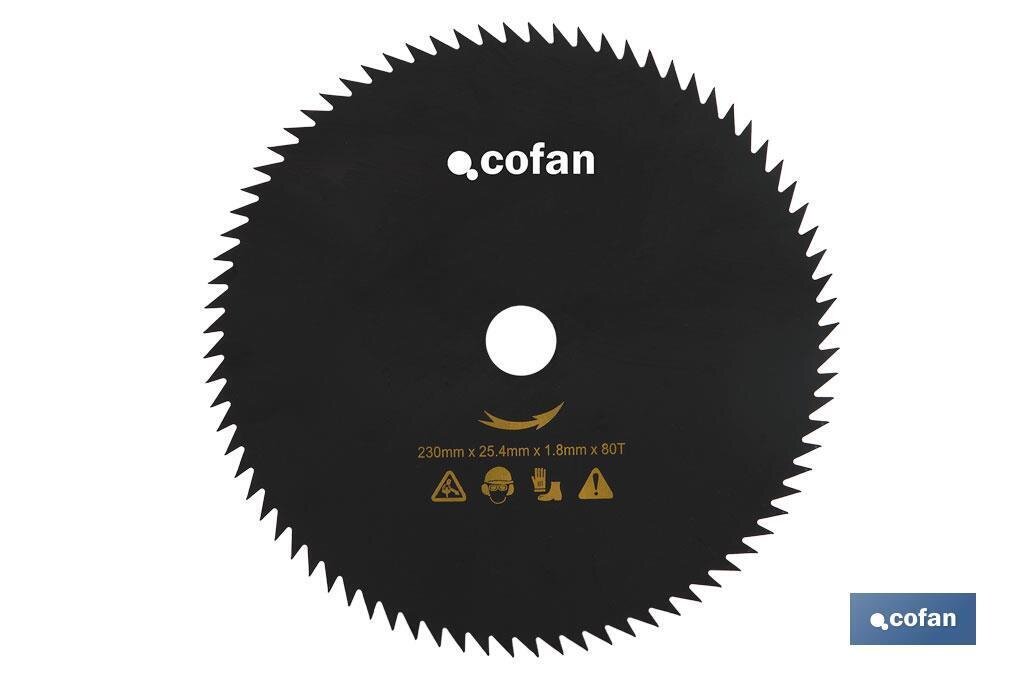 DISCO DESBROZADORA 80D ARBUSTO/ARBOL 255*25,4*1,8