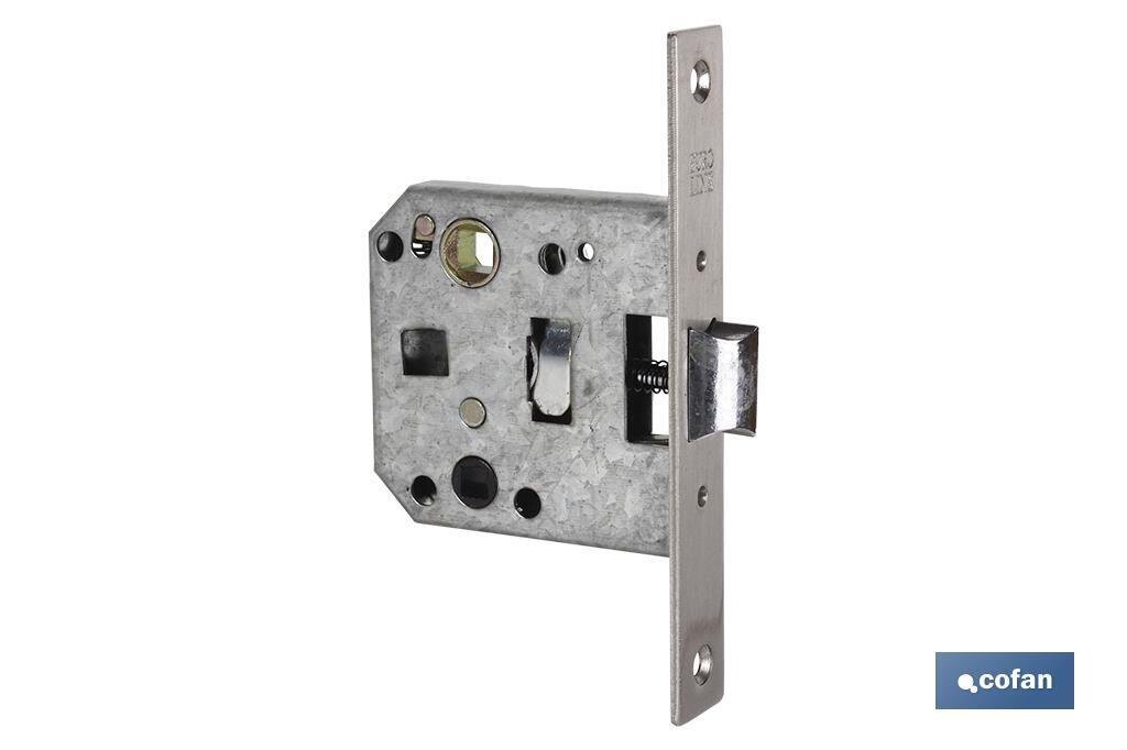 PICAPORTE DE EMBUTIR CUADRADO DE N�QUEL D47 E50 (PUERTAS DE MADERA) VENTA UNITARIA