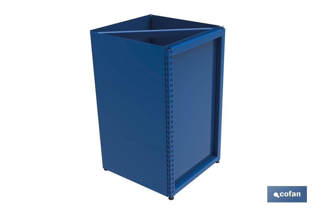 MARCO MOSTRADOR TRIPLE PARA RINCON 90� -525x525x920mm