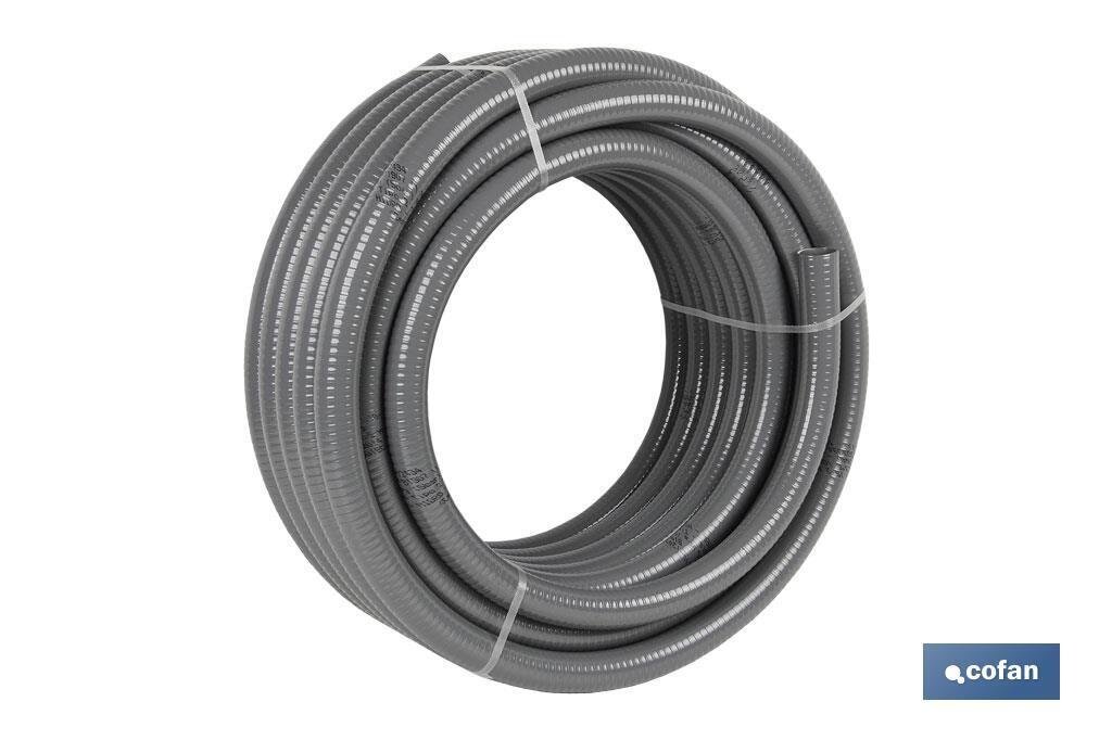 ROLLO TUBERIA HIDRO GRIS CERTIFICADA �50mm 25m