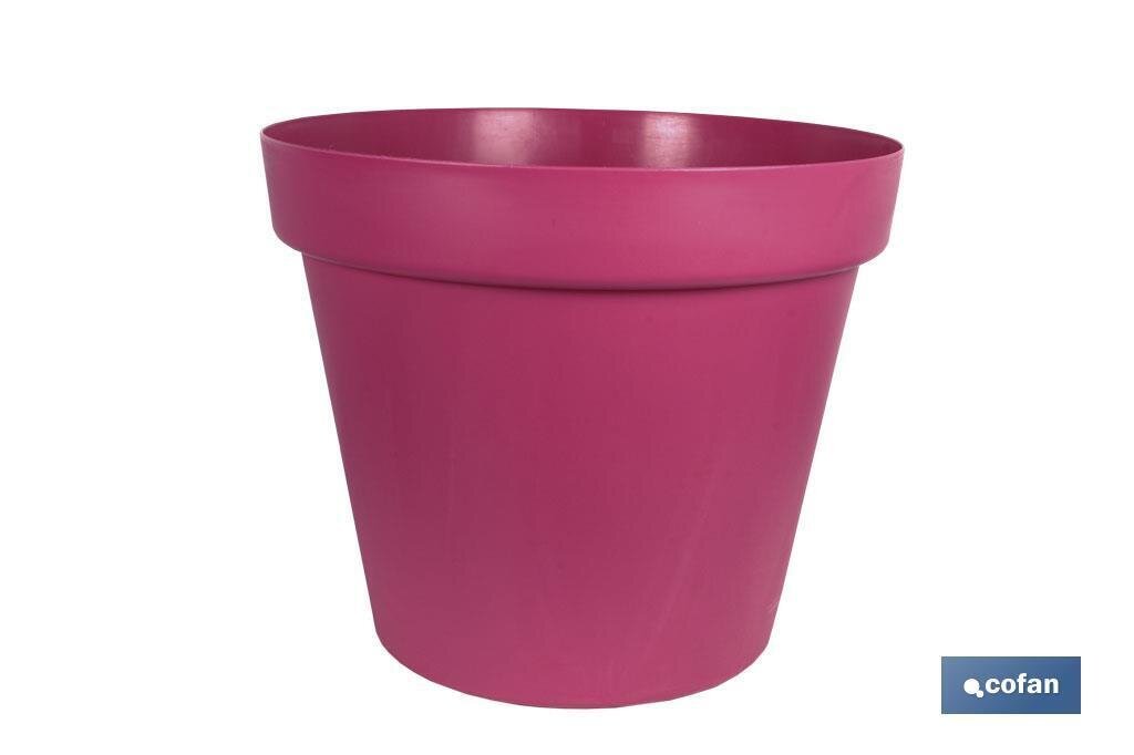 MACETA MODELO "ALTEA" 70CM COLOR CEREZA