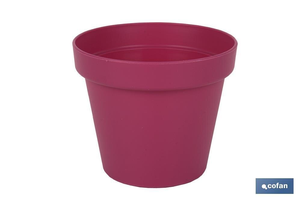 MACETA MODELO "ALTEA" 58 CM COLOR CEREZA