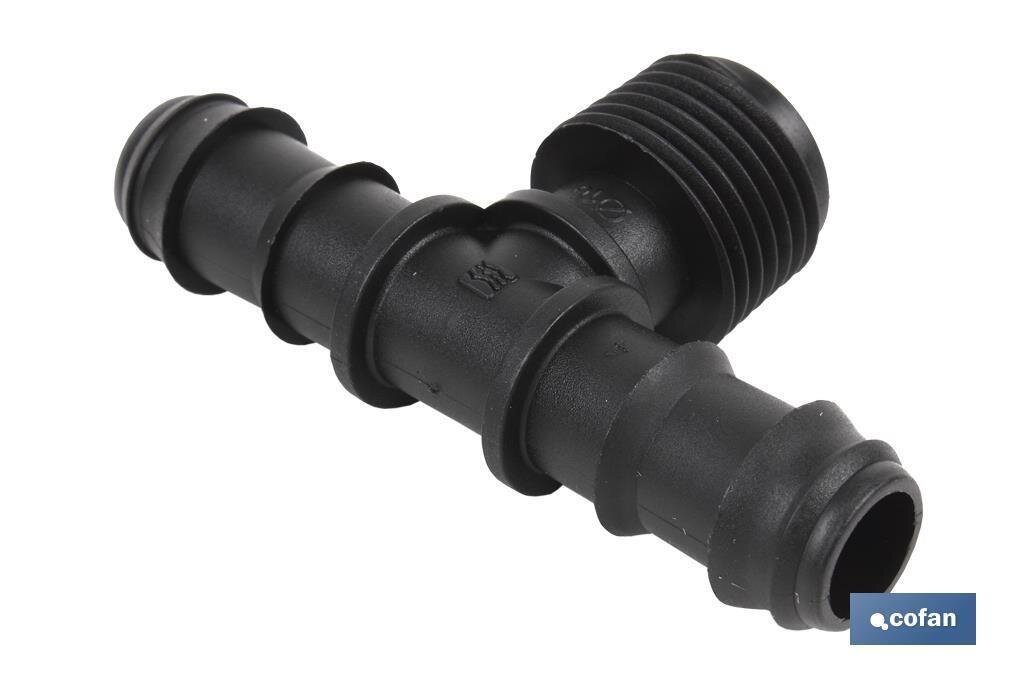CONEXI�N EN "T" R.MACHO �16MM-1/2"