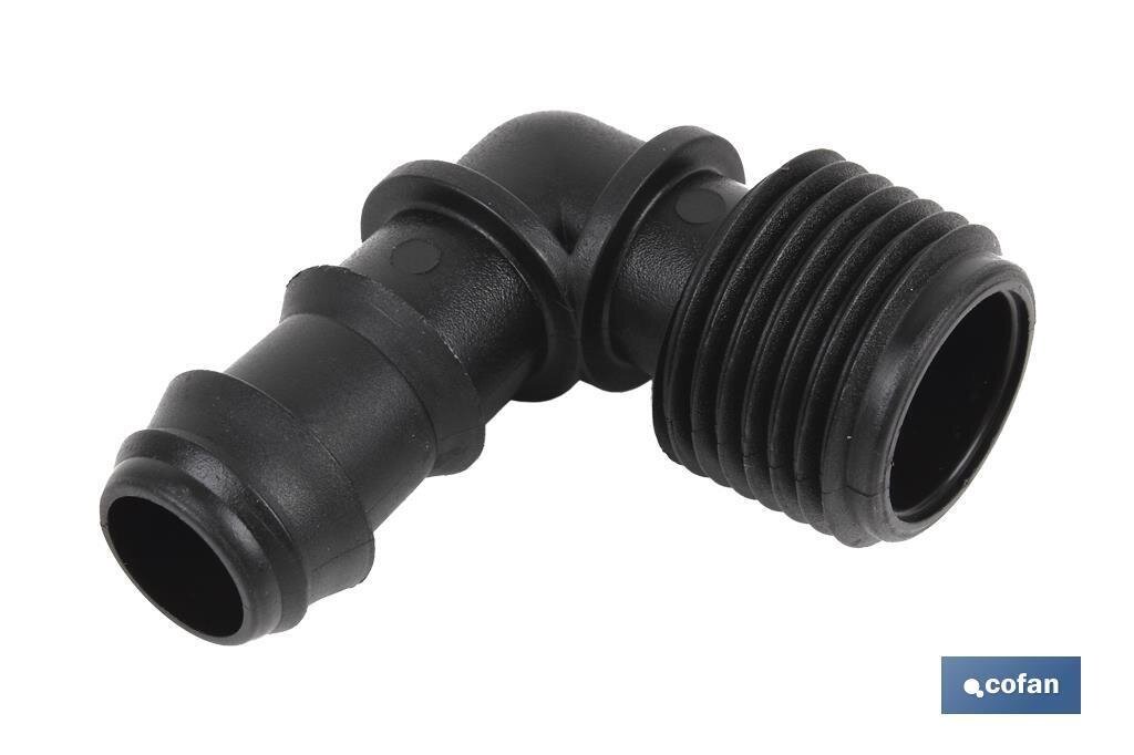 CONEXI�N EN CODO 90� R.MACHO �16MM-1/2"