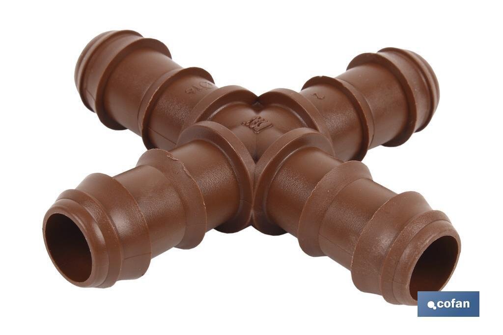 CONEXI�N EN CRUZ �16MM (MARR�N-MAX SEGUR.)