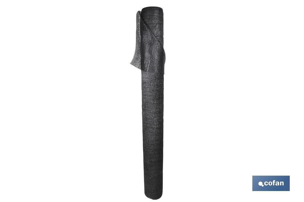 MALLA SOMBREO NEGRA 80% / 90 Grs - 4 x 50 Mts