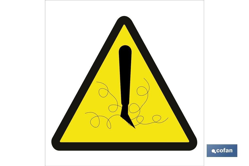 SE�AL ADHESIVO 105X105MM.