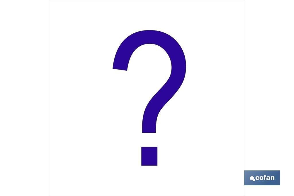 SE�AL GLASSPACK ADHESIVA 62X62MM. SE�AL GLASSPACK ADHESIVA 62X62MM.