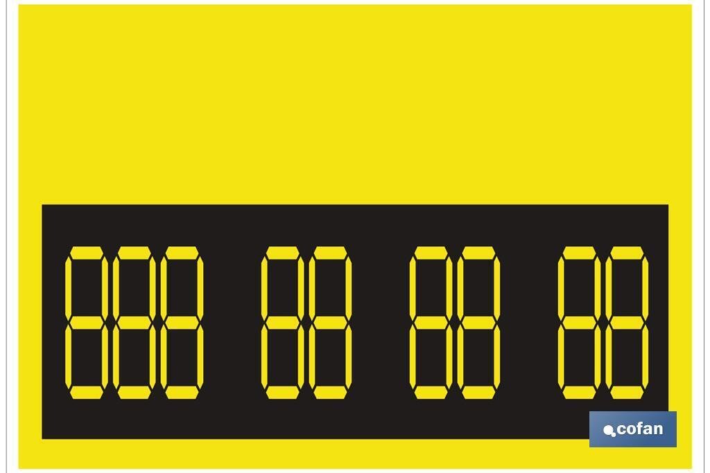 SE�AL POLIESTIRENO 500X400MM.